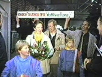 1987 Nieuwsflits – Bovenkarspel: Westfriese Flora – 100.000e bezoeker
