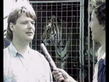 1986 Hoorn: Benny de Wit gaat optreden in circus Boltini