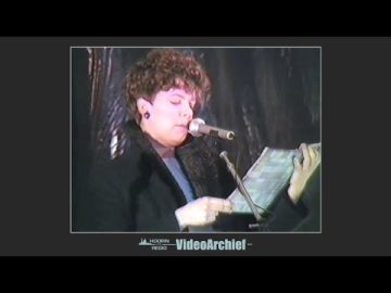 1985 Hoorn: Brigitte Kaandorp – Heropening openbare bibliotheek