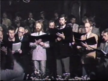 1986 Hoorn – Kerstgala – Hoorns Byzantijns mannenkoor – Hoornse Brassband