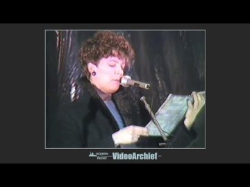 1985 Hoorn: Brigitte Kaandorp – Heropening openbare bibliotheek