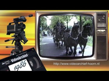 1986 Hoorn: Postkoetsenrace Groningen – Leiden