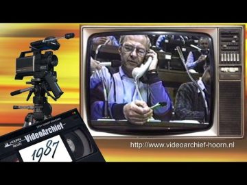 1987 Bovenkarspel: Westfriese Flora: Veiling Origami-tulpen in Aalsmeer