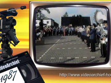 1987 Zwaag: muziekvereniging de Herleving 75 jaar
