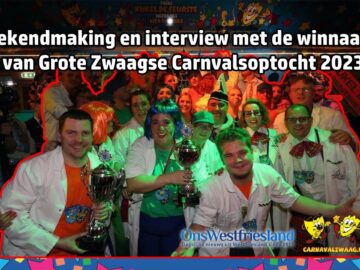 Bekendmaking en interview winnaar Carnaval Zwaag 2023