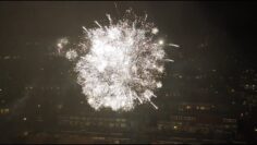 Vuurwerk 2023 – 2024 boven Wervershoof [drone]